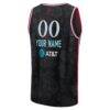 Portland Fire Fashion7 Fast Break Custom Jersey - Black - Detail View