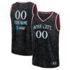 Portland Fire Fashion7 Fast Break Custom Jersey - Black - Front View