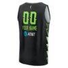 Seattle Storm Fashion7 Fast Break Custom Jersey - Black - Detail View