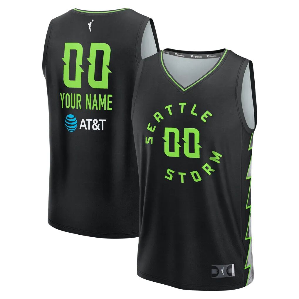 Seattle Storm Fashion7 Fast Break Custom Jersey - Rebel Edition