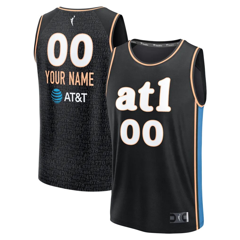 Atlanta Dream Fashion7 Youth Fast Break Custom Jersey - Rebel Edition
