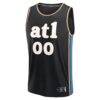 Atlanta Dream Fashion7 Youth Fast Break Custom Jersey - Black - Side View