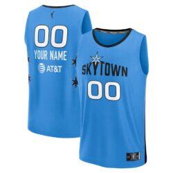 Chicago Sky Fashion7 Youth Fast Break Custom Jersey - Rebel Edition - - Front View