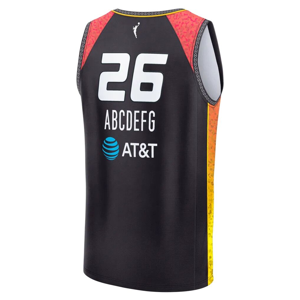 Connecticut Sun Fashion7 Youth Fast Break Custom Jersey - Rebel Edition