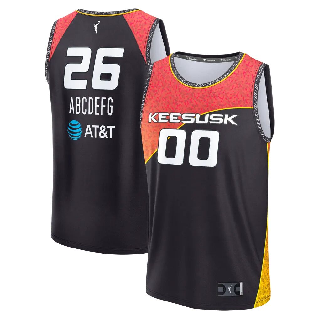 Connecticut Sun Fashion7 Youth Fast Break Custom Jersey - Rebel Edition