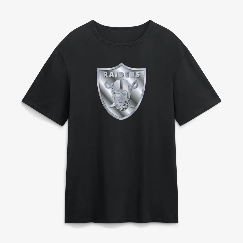Brock Bowers Las Vegas Raiders Metallic Mascot Name & Number T-Shirt
