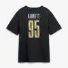 Myles Garrett Los Angeles Rams Metallic Mascot Name & Number T-Shirt - Black - Detail View
