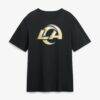 Myles Garrett Los Angeles Rams Metallic Mascot Name & Number T-Shirt - Black - Side View