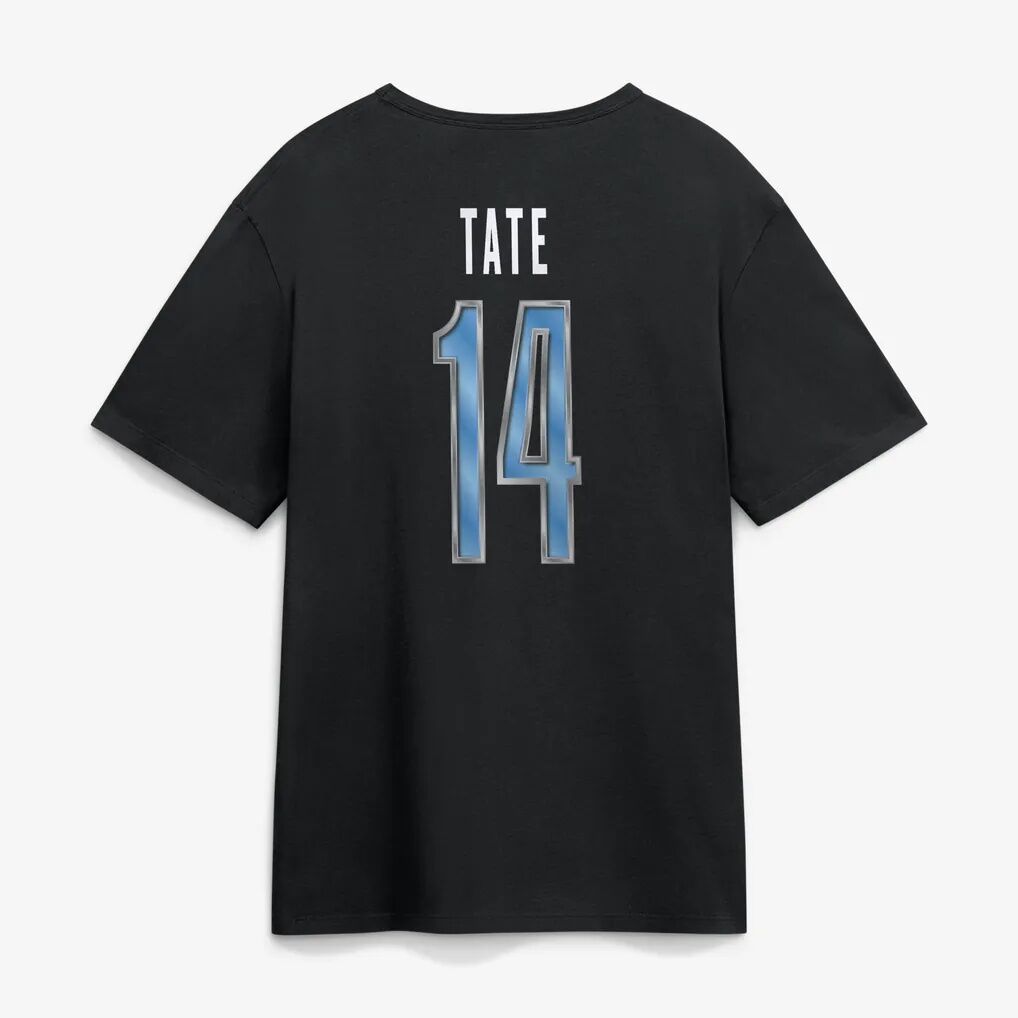 Carnell Tate Tennessee Titans Metallic Mascot Name & Number T-Shirt