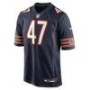 Buddy Johnson Chicago Bears Nike Team Game Jersey - Navy - Alt1