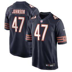 Buddy Johnson Chicago Bears Nike Team Game Jersey - Navy - Front View