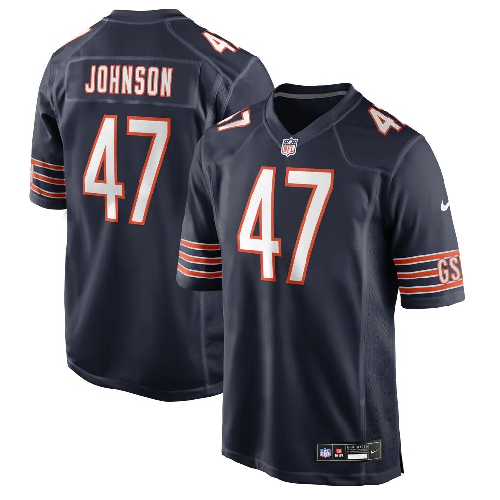 Buddy Johnson Chicago Bears Nike Team Game Jersey