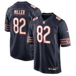 Scott Miller Chicago Bears Nike Team Game Jersey - Navy - Front View