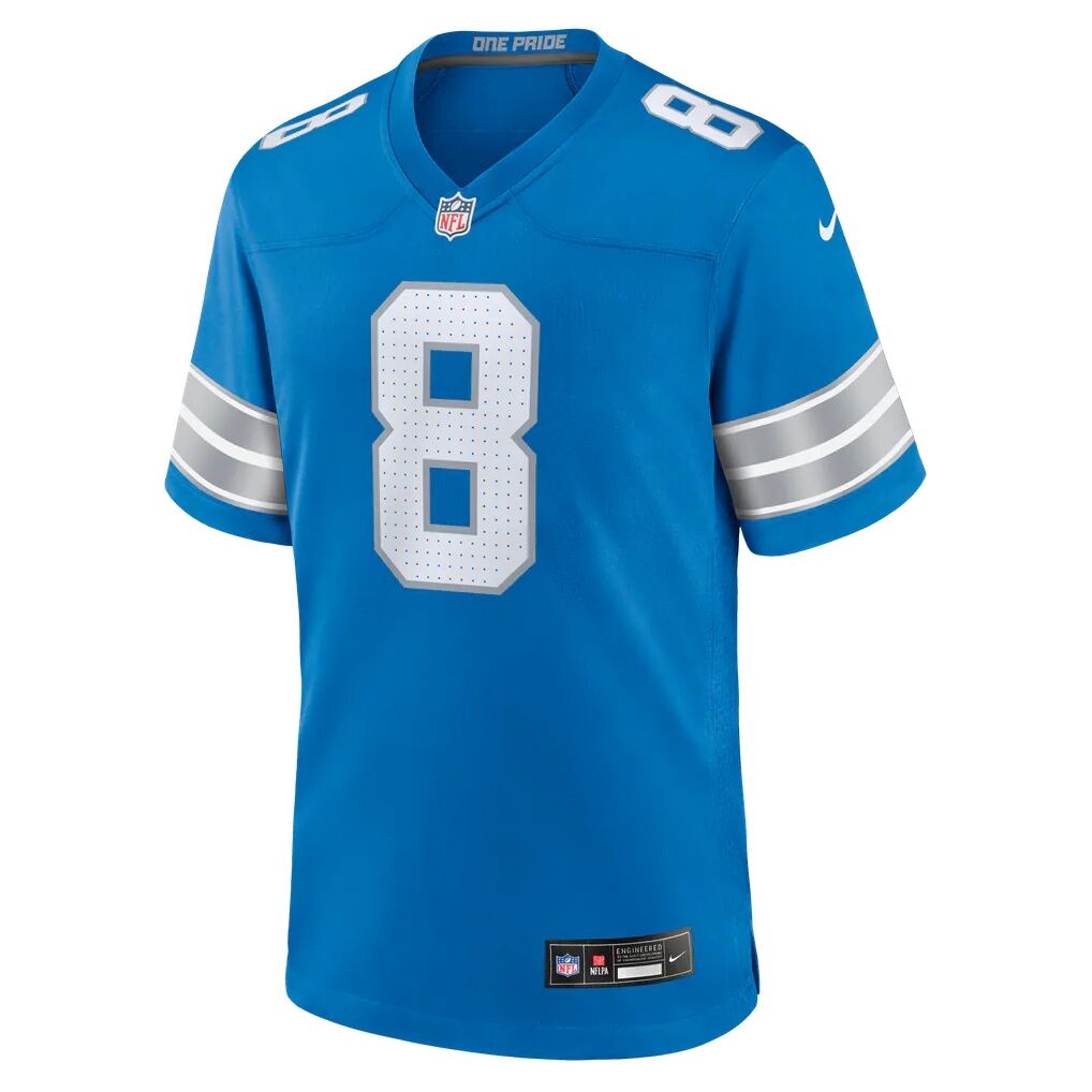 Derrick Moore Detroit Lions Nike Team Game Jersey