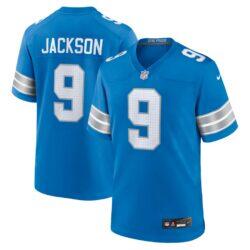 Lucky Jackson Detroit Lions Nike Team Game Jersey - Blue - Front View