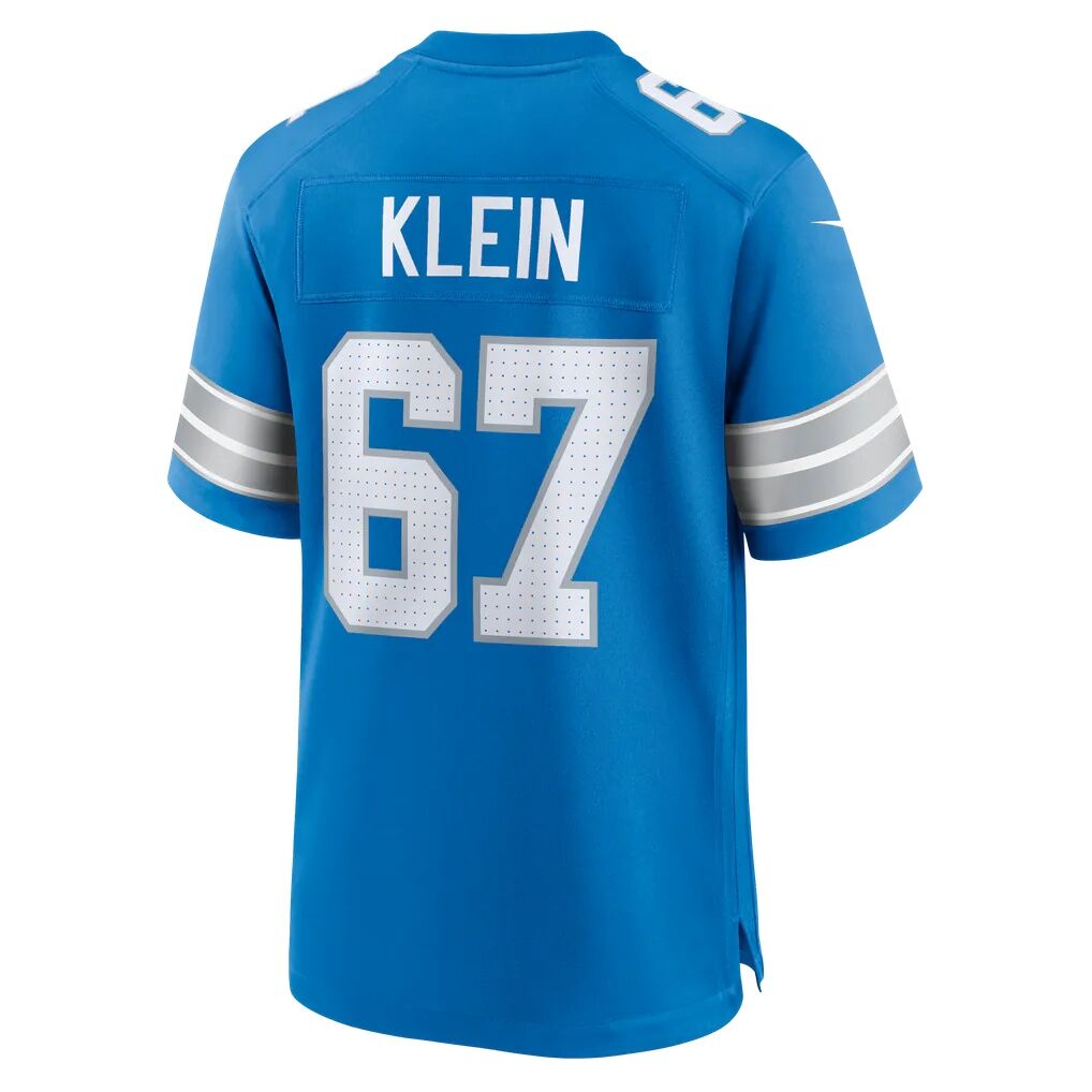 Elijah Klein Detroit Lions Nike Team Game Jersey