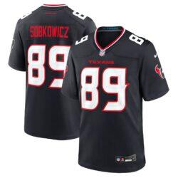 Daniel Sobkowicz Houston Texans Nike Team Game Jersey - Navy - Front View
