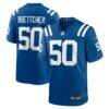 Bryce Boettcher Indianapolis Colts Nike Team Game Jersey - - Front View