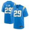 Kaiir Elam Los Angeles Chargers Nike Team Game Jersey - - Front View