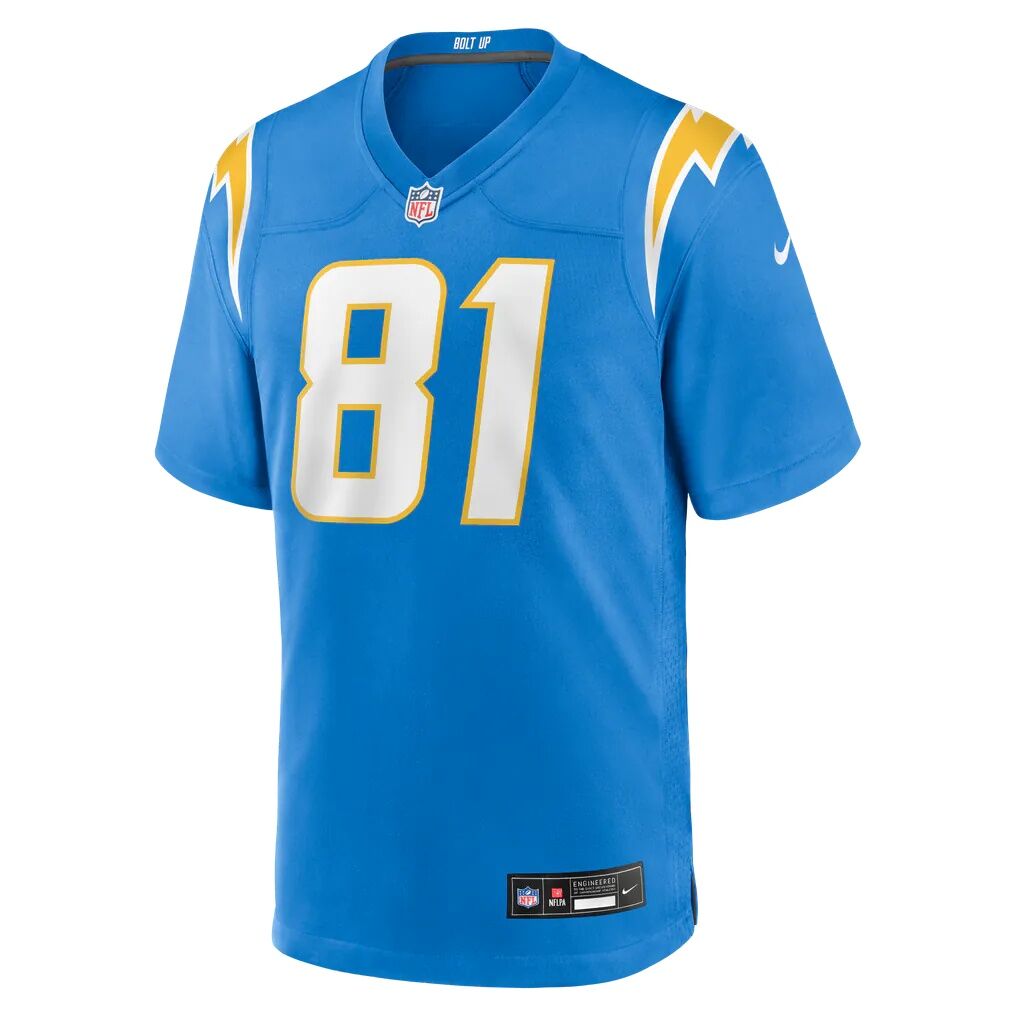 Patrick Herbert Los Angeles Chargers Nike Team Game Jersey - Powder Blue