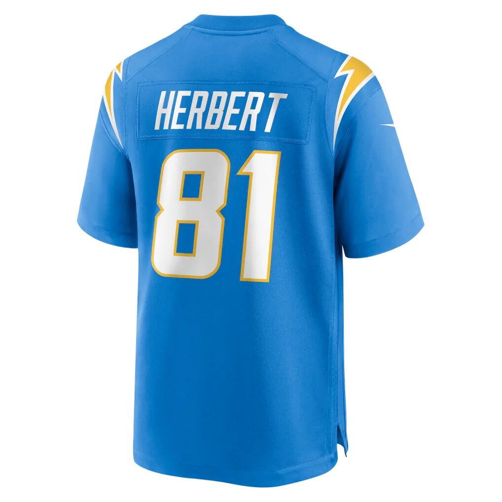 Patrick Herbert Los Angeles Chargers Nike Team Game Jersey - Powder Blue