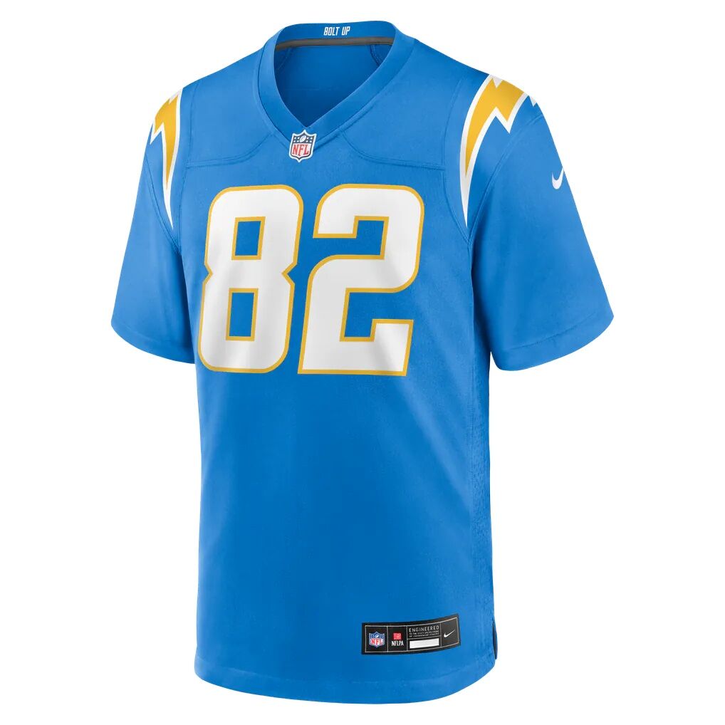 Theo Wease Jr. Los Angeles Chargers Nike Team Game Jersey - Powder Blue