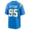 Jordan Jefferson Los Angeles Chargers Nike Team Game Jersey - - Alt2