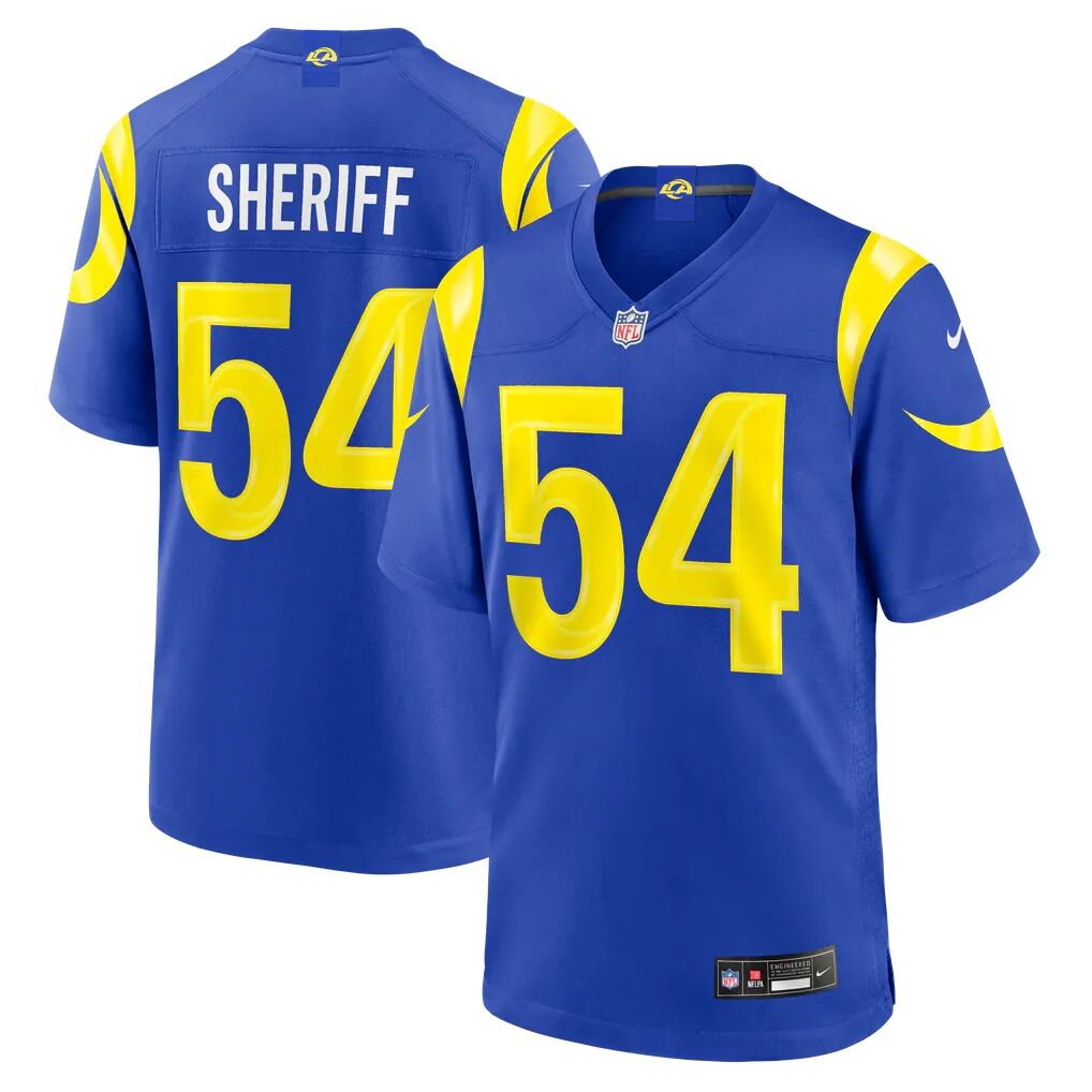 Jamie Sheriff Los Angeles Rams Nike Team Game Jersey - Royal