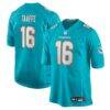 Michael Taaffe Miami Dolphins Nike Team Game Jersey - - Front View