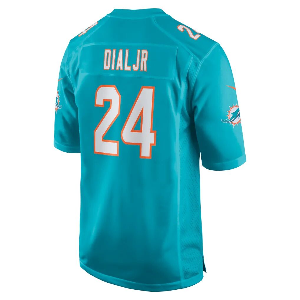 Marcellas Dial Jr. Miami Dolphins Nike Team Game Jersey - Aqua