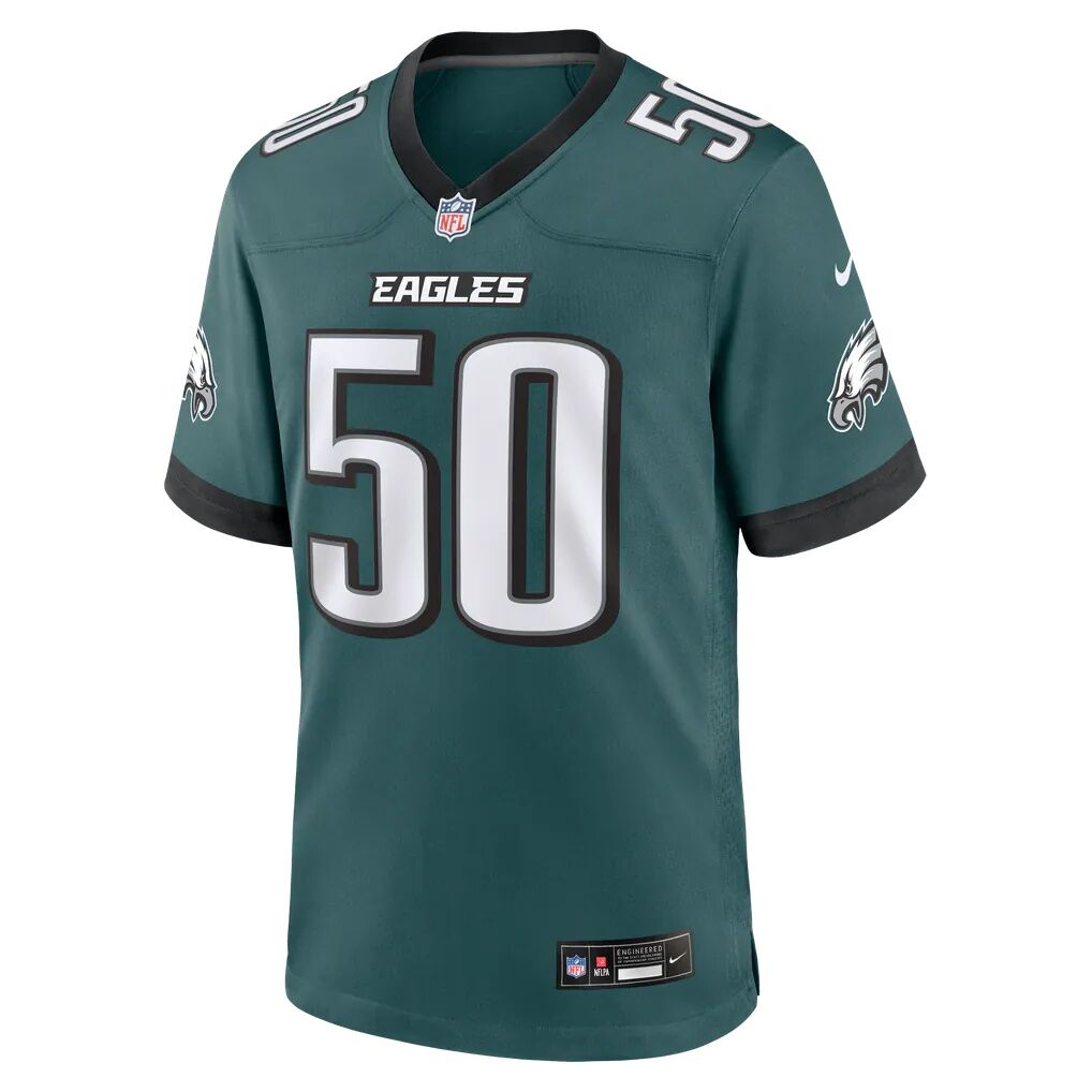 Keyshawn James-Newby Philadelphia Eagles Nike Team Game Jersey - Midnight Green