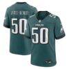 Keyshawn James-Newby Philadelphia Eagles Nike Team Game Jersey - - Front View