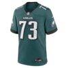 Kiran Amegadjie Philadelphia Eagles Nike Team Game Jersey - - Alt1