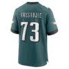 Kiran Amegadjie Philadelphia Eagles Nike Team Game Jersey - - Alt2