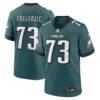 Kiran Amegadjie Philadelphia Eagles Nike Team Game Jersey - - Front View