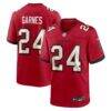 Ayden Garnes Tampa Bay Buccaneers Nike Team Game Jersey - Red - Front View