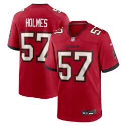 Yasir Holmes Tampa Bay Buccaneers Nike Team Game Jersey - Red - Front View