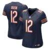 Devin Bush Chicago Bears Nike Women's Team Game Jersey - Navy - Front View