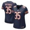 Wayne Matthews II Chicago Bears Nike Women's Team Game Jersey - Navy - Front View