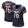 Caden Barnett Chicago Bears Nike Women's Team Game Jersey - Navy - Front View