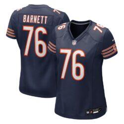 Caden Barnett Chicago Bears Nike Women's Team Game Jersey - Navy - Front View