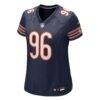 Jordan van den Berg Chicago Bears Nike Women's Team Game Jersey - Navy - Alt1