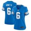 Keith Abney II Detroit Lions Nike Women's Team Game Jersey - Blue - Front View