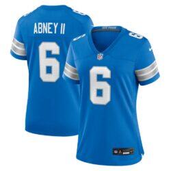 Keith Abney II Detroit Lions Nike Women's Team Game Jersey - Blue - Front View