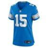 Luke Altmyer Detroit Lions Nike Women's Team Game Jersey - Blue - Alt1