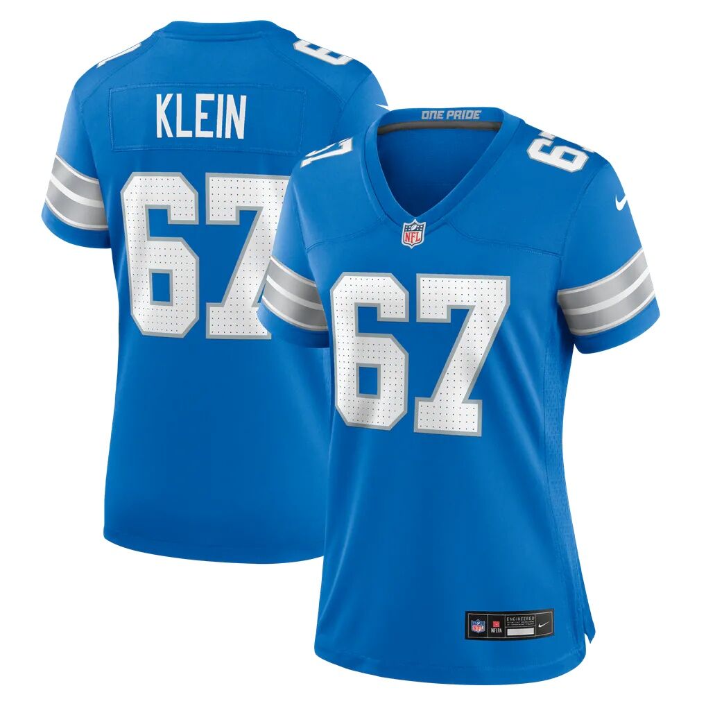 Elijah Klein Detroit Lions Nike Women's Team Game Jersey