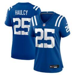A.J. Haulcy Indianapolis Colts Nike Women's Team Game Jersey - - Front View