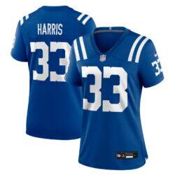 Kenneth Harris Indianapolis Colts Nike Women's Team Game Jersey - - Front View