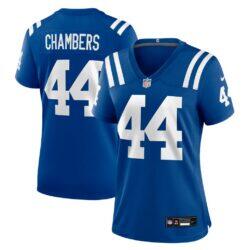 Tahj Chambers Indianapolis Colts Nike Women's Team Game Jersey - - Front View
