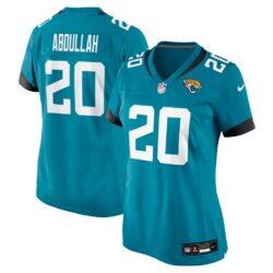 Ameer Abdullah Jacksonville Jaguars Nike Women's Team Game Jersey - Teal - Front View
